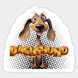 Dachshund Lover's Gift Sausage Dog Owners Sticker